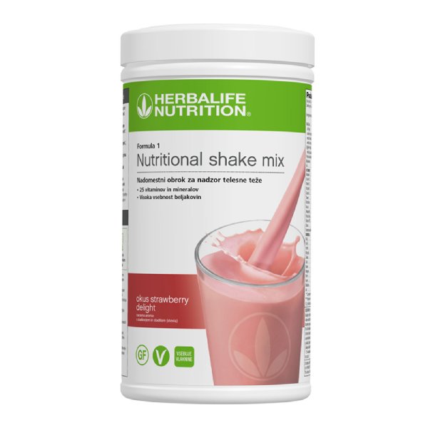 Herbalife Formula 1 Strawberry Delight (550 g) Nutritional Shake Mix