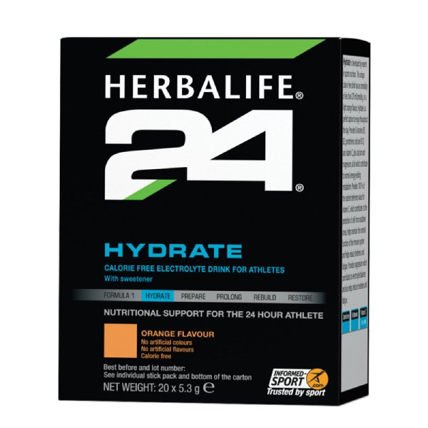 Herbalife H24 Hydrate Naranja (20 stick packs)