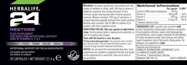 Herbalife H24 Restore (30 kapsül)