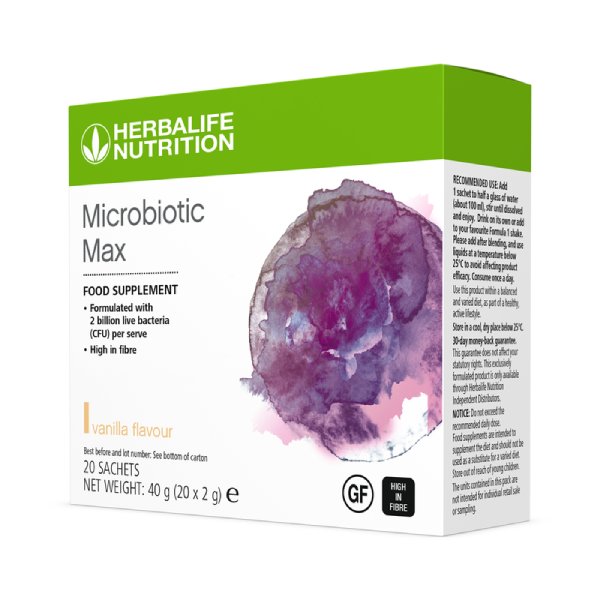 Herbalife Microbiotic Max Vanilla (20 paketėlių x 2 g)